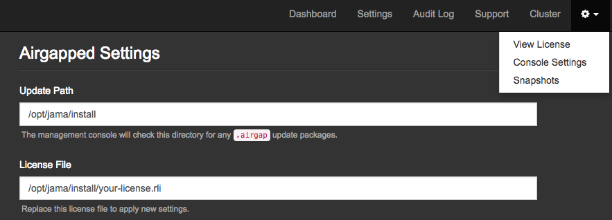 airgap_console_settings.png