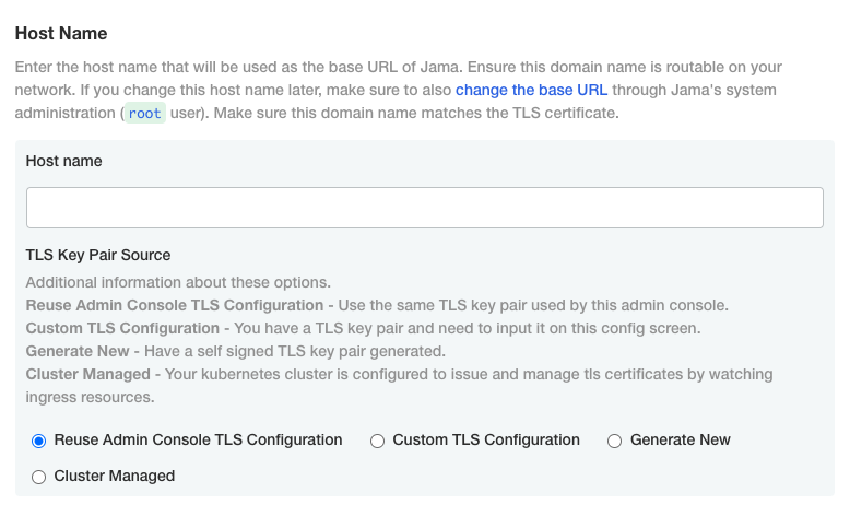 The Settings window includes a field to enter a host name.