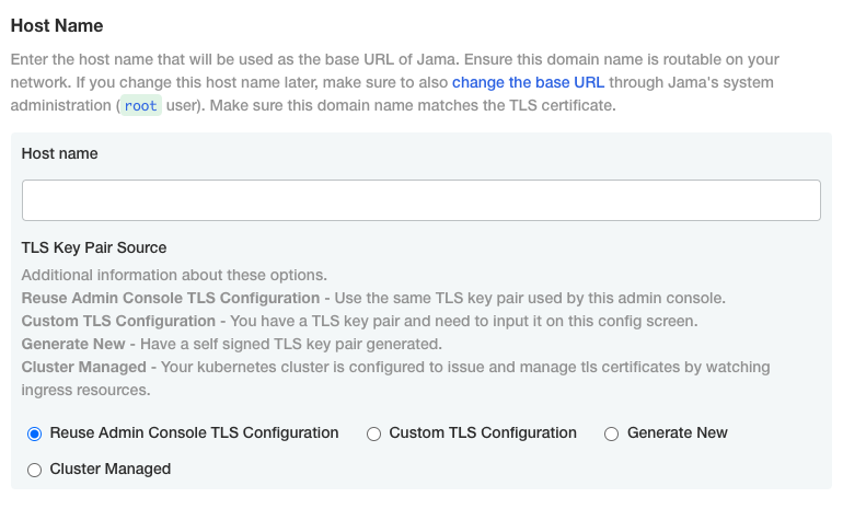 The Settings window includes a field to enter a host name.
